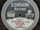 Shepherd's Love A Kiss in the Dark Edison Diamond Disc Claudia Muzio 82317 A8