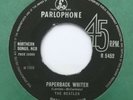 RARE  The Beatles Paperback Writer Tall Font small 