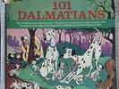 Walt Disney's 101 Dalmations Book and LP Vinyl Record DisneyLand Records ST3934