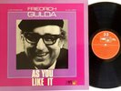 Friedrich Gulda ‎– As You Like It Vinyl LP 1972 MPS Records Germany 21 20731-5