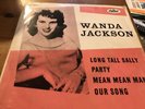 Wanda Jackson Rare EP Long Tall Sally Denmark EAP 20003 Good 7” Single Pic Cover