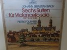BOX 3 LP 33T PIERRE FOURNIER BACH SECHS SUITEN FUR VIOLONCELLO SOLO 1981 TOP NM+
