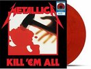METALLICA KILL 'EM ALL Vinyl LP Walmart Jump Into Fire ENGINE RED Cliff Burton