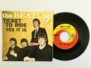 Beatles TICKET TO RIDE 1965 Capitol RCA Indianapolis Contract + sleeve VG+/VG
