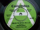 GRAHAM BONNEY SIGN ON THE DOTTED LINE UK COLUMBIA SOUL DEMO IN EX CONDITION