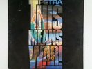 PETRA This Means War  SSR8084 LP Vinyl VG++ Emb Cvr VG+nr++ Sleeve Ins Xian 1987