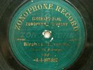 78rpm Jewish DAVID ROITMAN cantor Birchas Kohanim Tikanto Schabos ZONOPHONE 1909