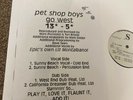 Pet Shop Boys - Go West - Official US Promo - Unauthorized Bootleg Mixes - Rare