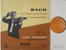 EMIL TELMANYI BACH SONATA & PARTIA NO.3 VIOLIN SOLO DECCA UK ED.1 LXT 2953 VG-EX