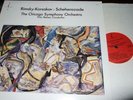 REINER : RIMSKY KORSAKOV SCHEHERAZADE AUDIOPHILE LP CHESKY RC4 USA