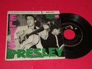 ELVIS PRESLEY BLUE SUEDE SHOES EP 1956 RCA EPA-747 PICTURE SLEEVE COLOR AD BACK