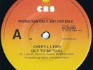 Cheryl Lynn ORIG OZ Promo 45 Got to be real EX ’78 CBS BA222484 Modern Soul