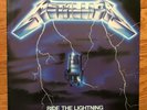 Metallica - Ride the Lightning LP Elektra Megaforce 60396-1 HW 1984 Pressing VG+