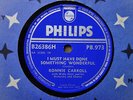 RONNIE CARROLL - I Must Have Done Something Wonderful 78 rpm disc (A+++, 1959)