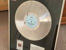 Foster and Allen Presentation  silver disc for the 1986 album REMINISCING