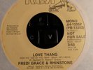 45 - FREDI GRACE & RHINSTONE - Love Thang - RCA promo - Disco - Soul - Boogie NM