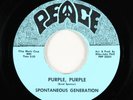 Garage Psych Fuzz 45 - Spontaneous Generation - Purple, Purple - Peace NM rare