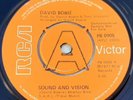 David Bowie Sound And Vision UK RCA DEMO PB 0905 UK 45 7