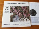 BRAHMS / J.J.KANTOROW violin- P.MULLER cello- J.ROUVIER piano LP SARASTRO NMINT