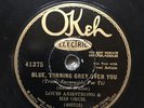 Louis Armstrong - Blue Turning Grey Over You/Song of the Islands Okeh 41335 VG+