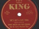 78-BLUEGRASS-JIMMY MARTIN/BOB OSBORNE/SUNNY MT. BOYS-MY LONELY HEART on KING