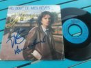jean jacques GOLDMAN autograph 45t AU BOUT DE MES REVES signé live concert