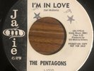 THE PENTAGONS I'm In Love / Until Then Rare Doo Wop R&B Jamie Promo Record 45