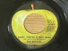 The Beatles Apple 45 record ALL YOU NEED IS LOVE / BABY YOU’RE A RICH MAN