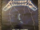 Metallica – Ride The Lightning 1989 UK/Europe Vertigo vinyl LP album Ex/Ex