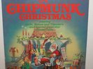 A CHIPMUNK CHRISTMAS WITH BOOKLET (VG+) AQLI-4041 VINYL LP RECORD