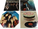x4 The Rolling Stones Vinyl Record - Let it Bleed - Through the Past - High Tide
