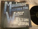 Elton John Madman Across The Water Vinyl Album LP Textured Gatefold Booklet EX
