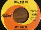 JAY MILLER Can't You Tell Him No Rare Northern Soul R&B Popcorn Capitol 45