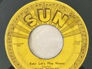 ELVIS PRESLEY SUN 217 45 I'm Left, You're Right/Baby Let's Play House PUSH MARKS