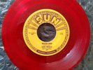 ELVIS PRESLEY MYSTERY TRAIN/I FORGOT TO REMEMBER TO FORGET RED VINYL 45&PS NM-M