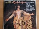 D210D 3 Massenet Le Roi De Lahore SIGNED Joan Sutherland Richard Bonynge Decca
