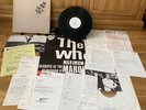 THE WHO Live At Leeds 1970 1st Press UK Poster + 11 Inserts Excellent Condition