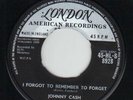 Johnny Cash I Forgot To Remember To Forget Vinyl Single 7inch London Records