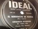 ORQUESTA RIVERSIDE Dir. Pedro Vila 78 RPM IDEAL 1057