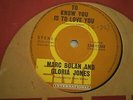 MARC BOLAN AND GLORIA JONES - TO KNOW YOU IS TO LOVE YOU