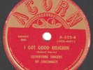 78-GOSPEL-SILVERTONE SINGERS OF CINCINNATI-I GOT GOOD RELIGION/STEP BY STEP