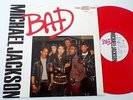 MICHAEL JACKSON - Bad RED VINYL 5 Track Mixes Rare 12