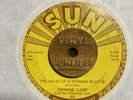 Misspelled Johnny (johnnie) Cash 45 Sun Record Rare Only A Few Were Release VG+