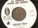 TUESDAY WELD: are you the boy / all through spring and summer PLAZA 7