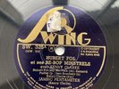 78 rpm HUBERT FOL & BE BOP MINSTRELS - Iambic Pentameter - SWING SW 325