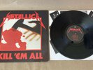 Metallica  Kill 'Em All Vinyl Record Vertigo 838 142-1 EU Press
