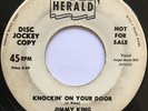 JIMMY KING Knockin On Your Door ROCKABILLY DJ 45 Herald *hear*