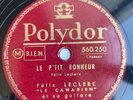 78 RPM FELIX LECLERC le Canadien - Le petit happiness - POLYDOR 560.250