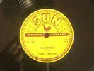 Carl Perkins Sun 78 Matchbox b/w Your True Love      Near Mint