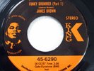 JAMES BROWN funk breaks 45 Funky Drummer / Part 2 NEAR MINT / VG++  King  c 4617